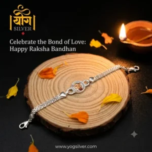 Silver ganesh bracelet